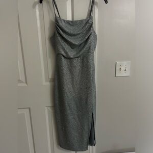 Sparkly silver dress